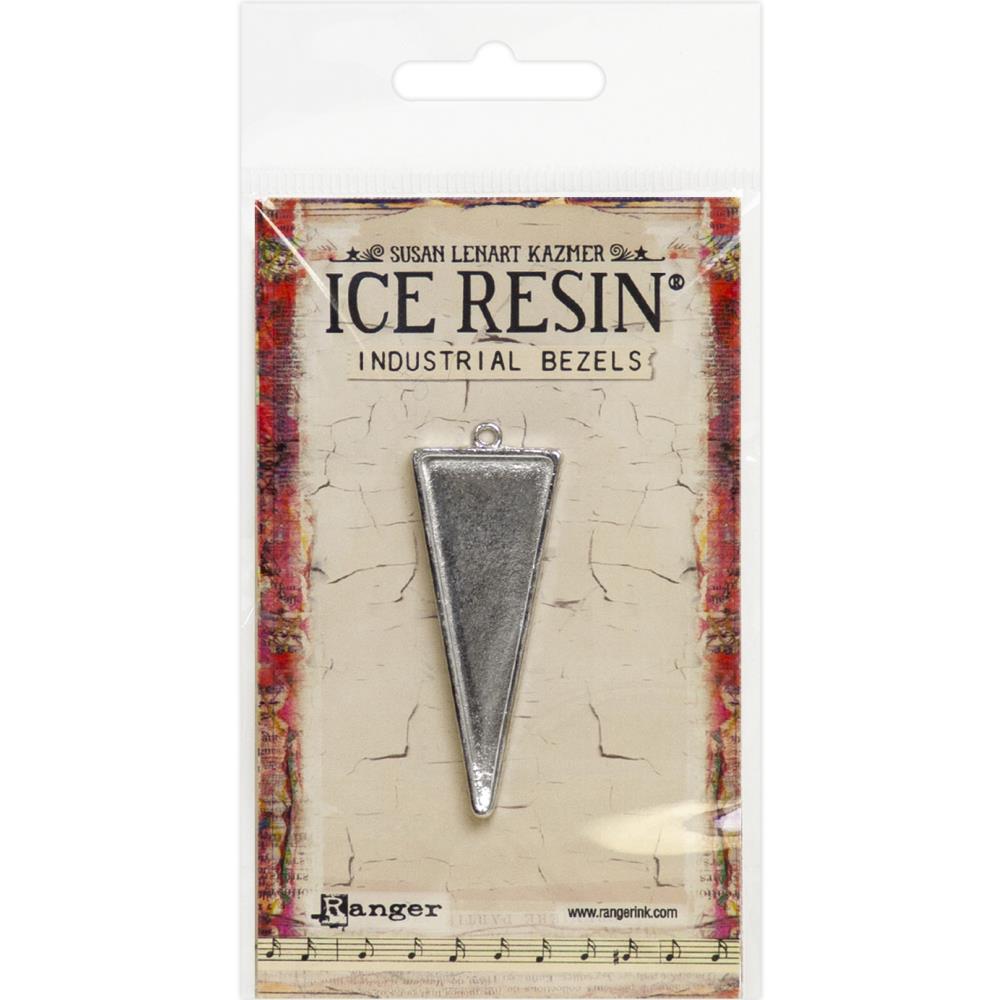 Ice Resin Industrial Bezel Collection - Sterling Triangle - Medium
