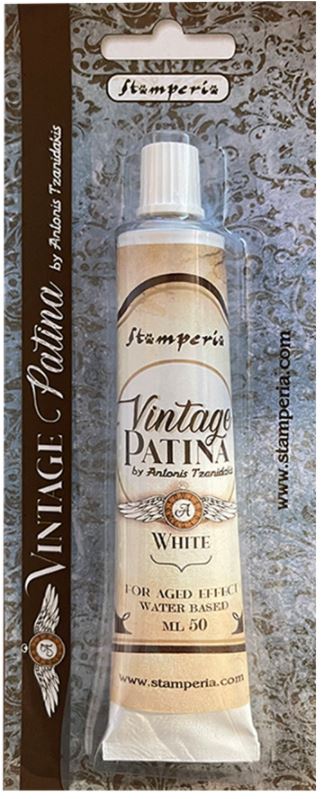 Stamperia Vintage Patina - White