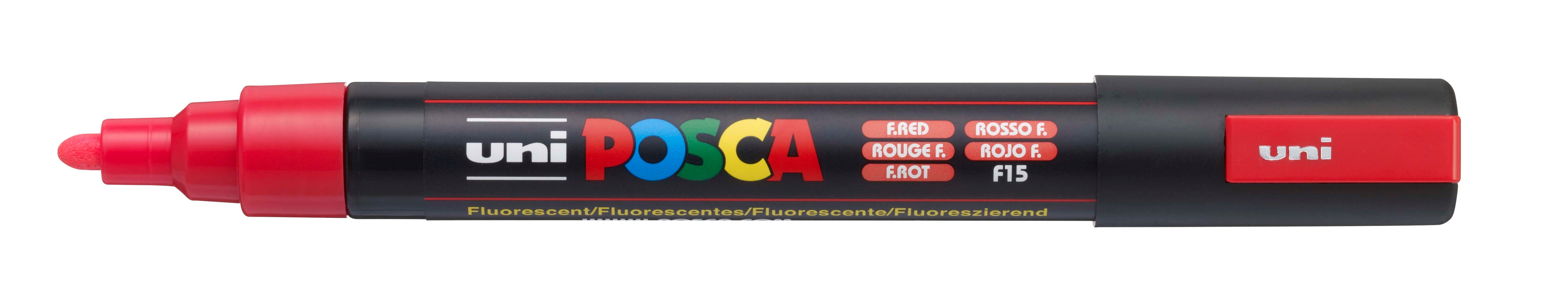 POSCA PC 5M Paint Marker - Fluoro Red
