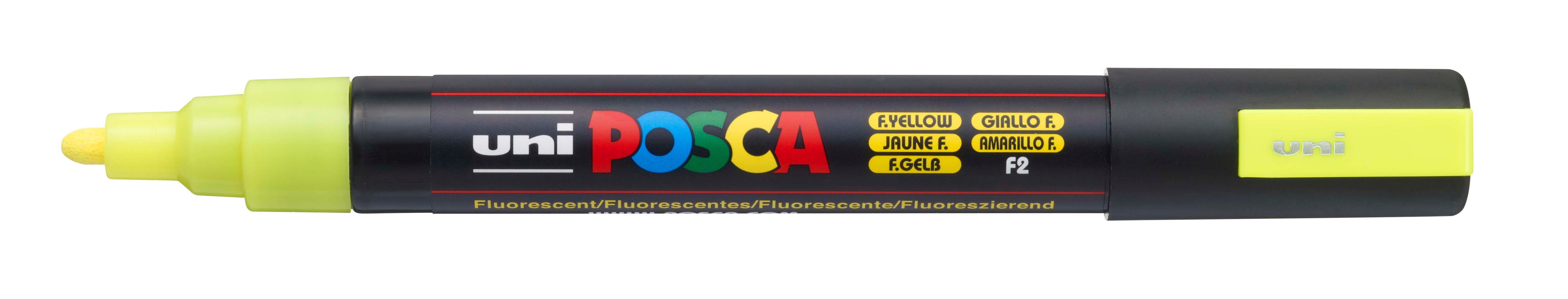 POSCA PC 5M Paint Marker - Fluoro Yellow