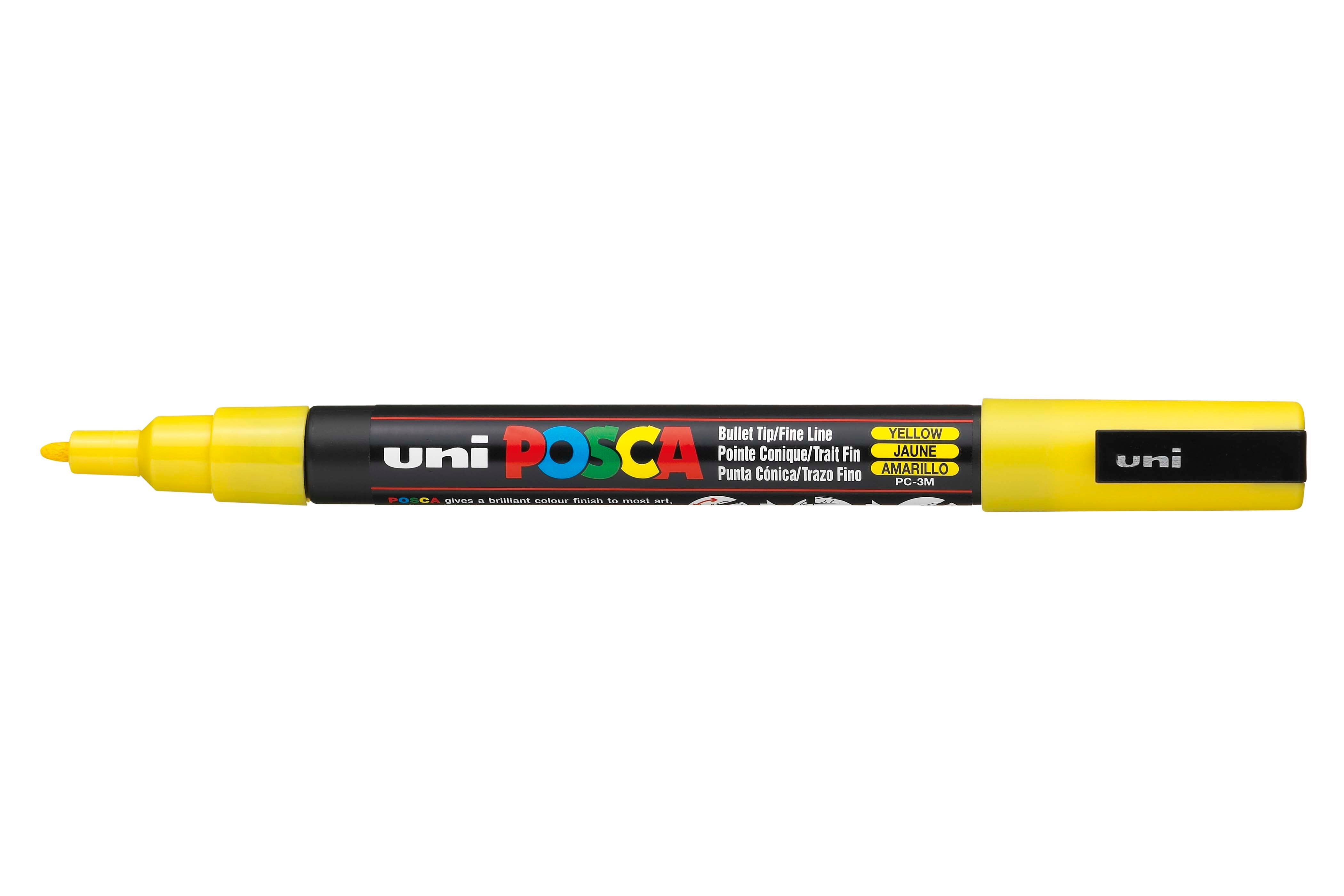 POSCA 3M Fine Bullet Tip Pen - Yellow
