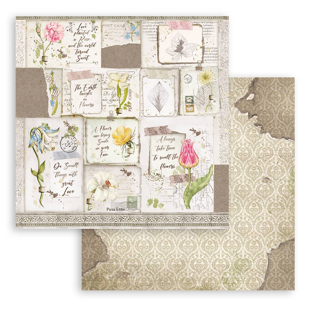 Stamperia Double-Sided Paper Pad - 12x12 - Garden House