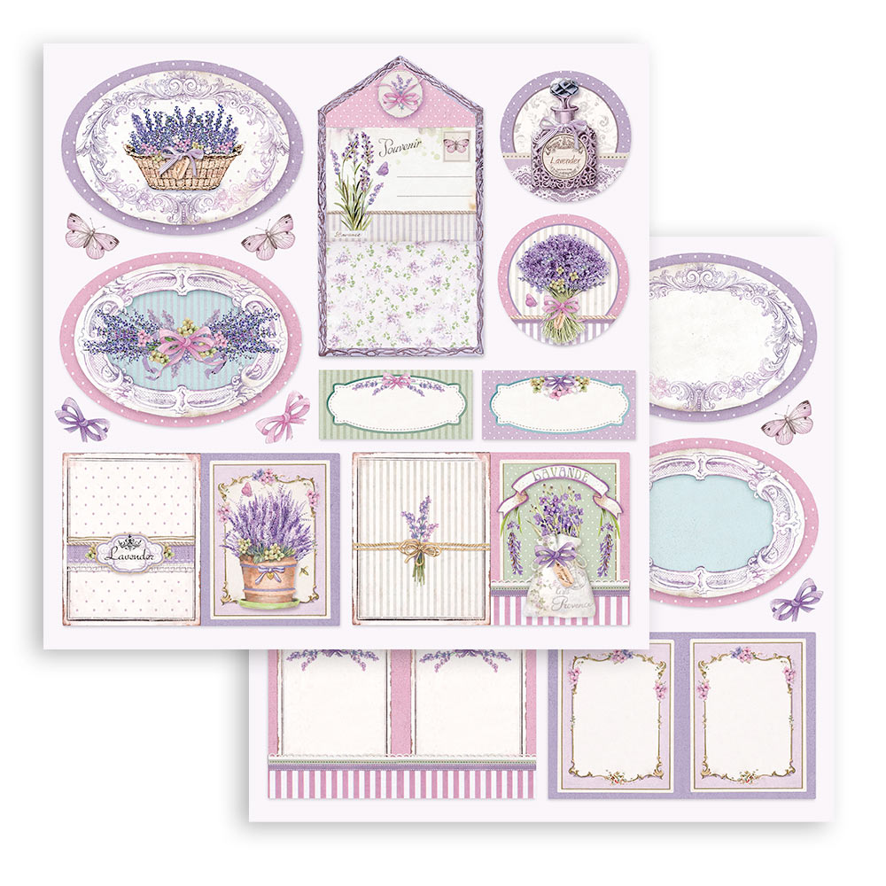 Stamperia Double-Sided Paper Pad - 12x12 - Provence