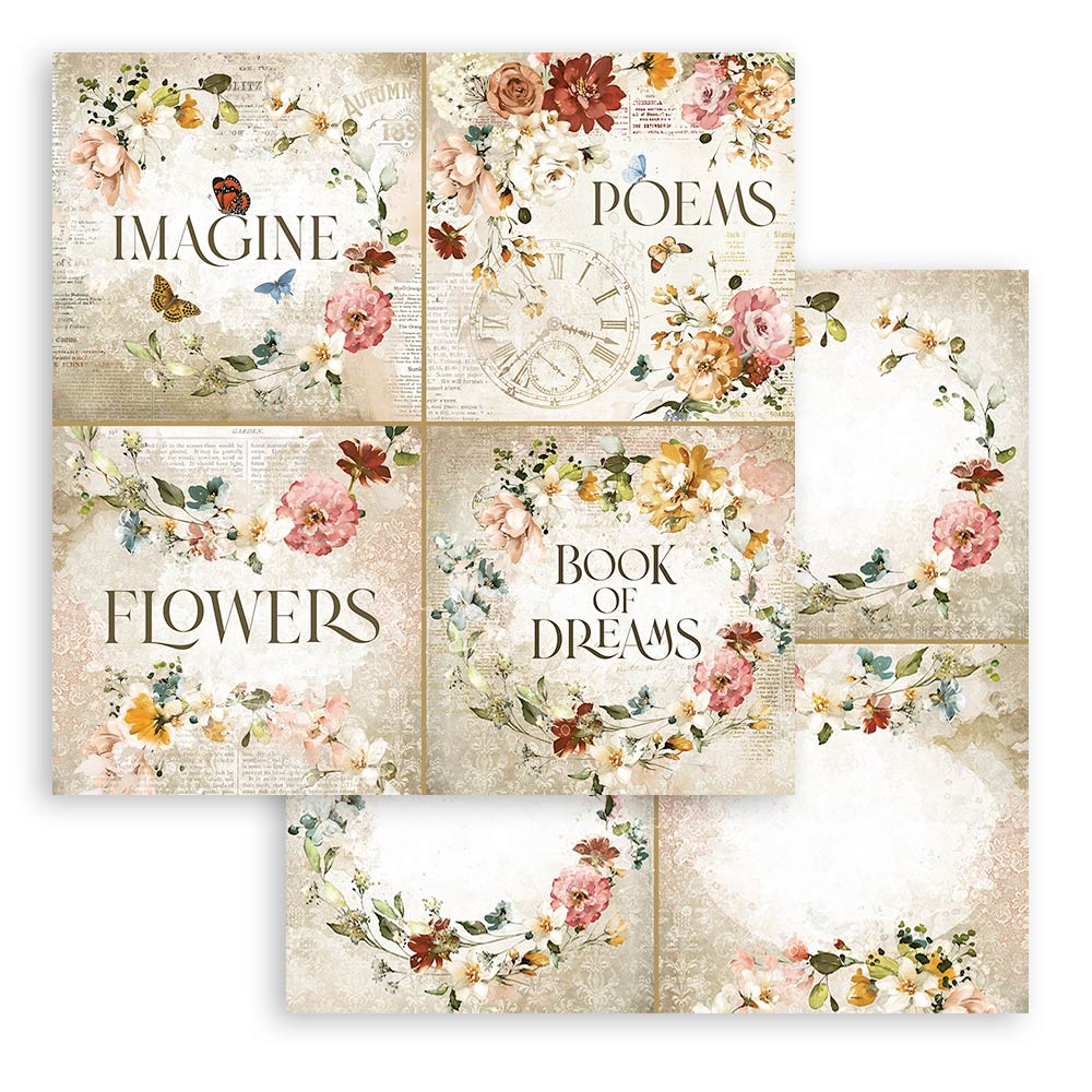 Stamperia Double-Sided Paper Pad - 12x12 - Garden of Promises