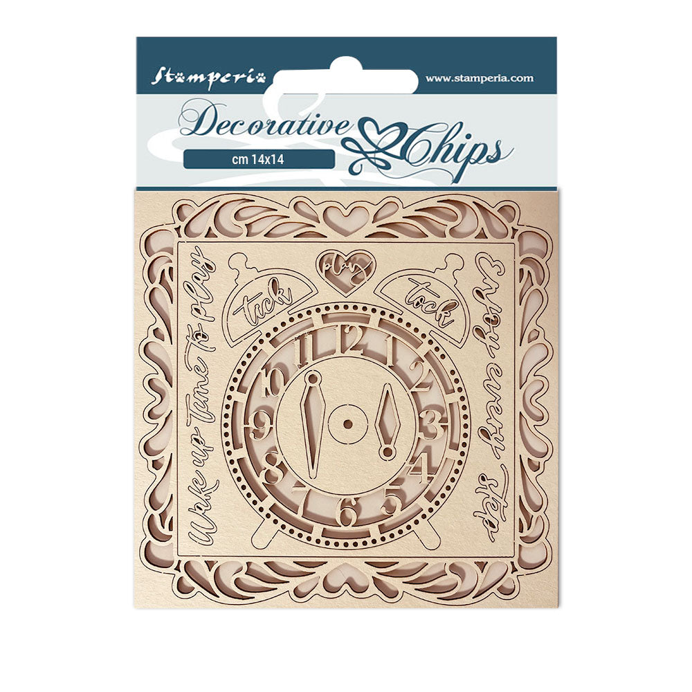 Stamperia Decorative Chips - Day Dream Clock