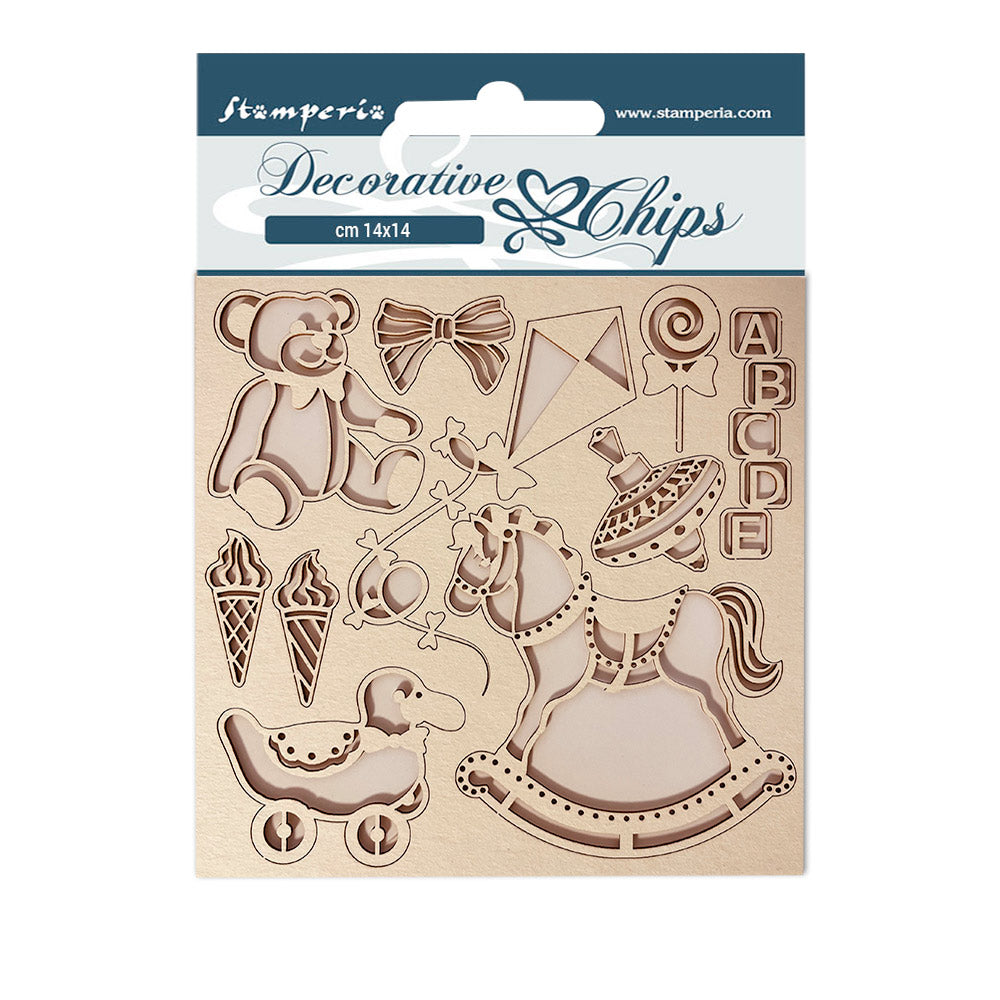 Stamperia Decorative Chips - Day Dream Kite