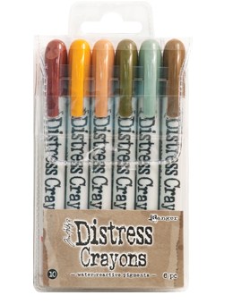 Tim Holtz Distress Crayon Set - 10