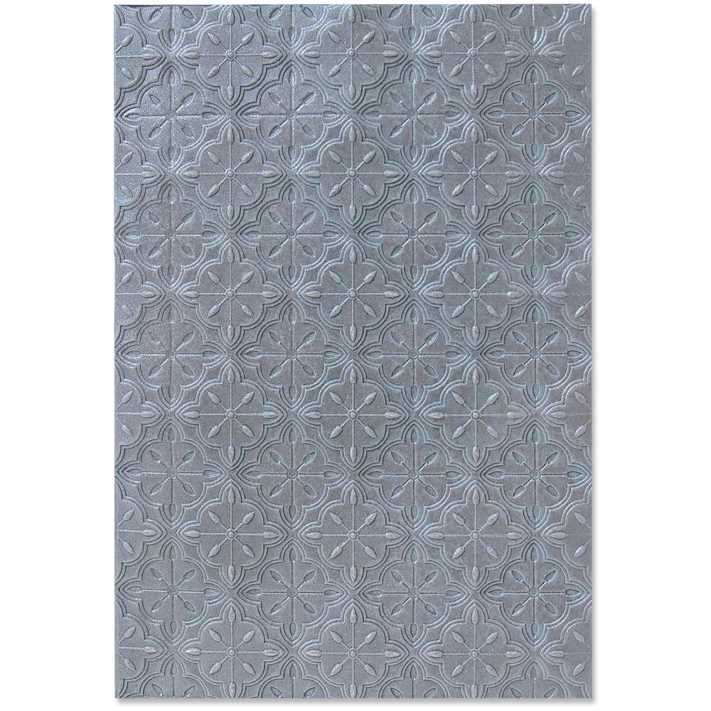 Sizzix 3D Texture Fades Embossing Folder By Tim Holtz - Tileable