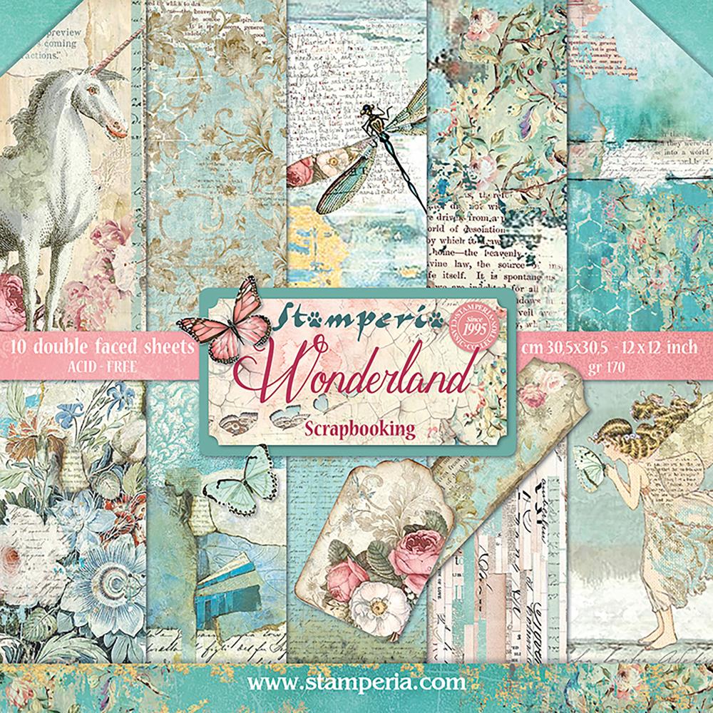 Stamperia Double-Sided Paper Pad - Wonderland