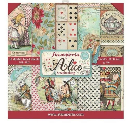 Stamperia Double-Sided Paper Pad - Alice
