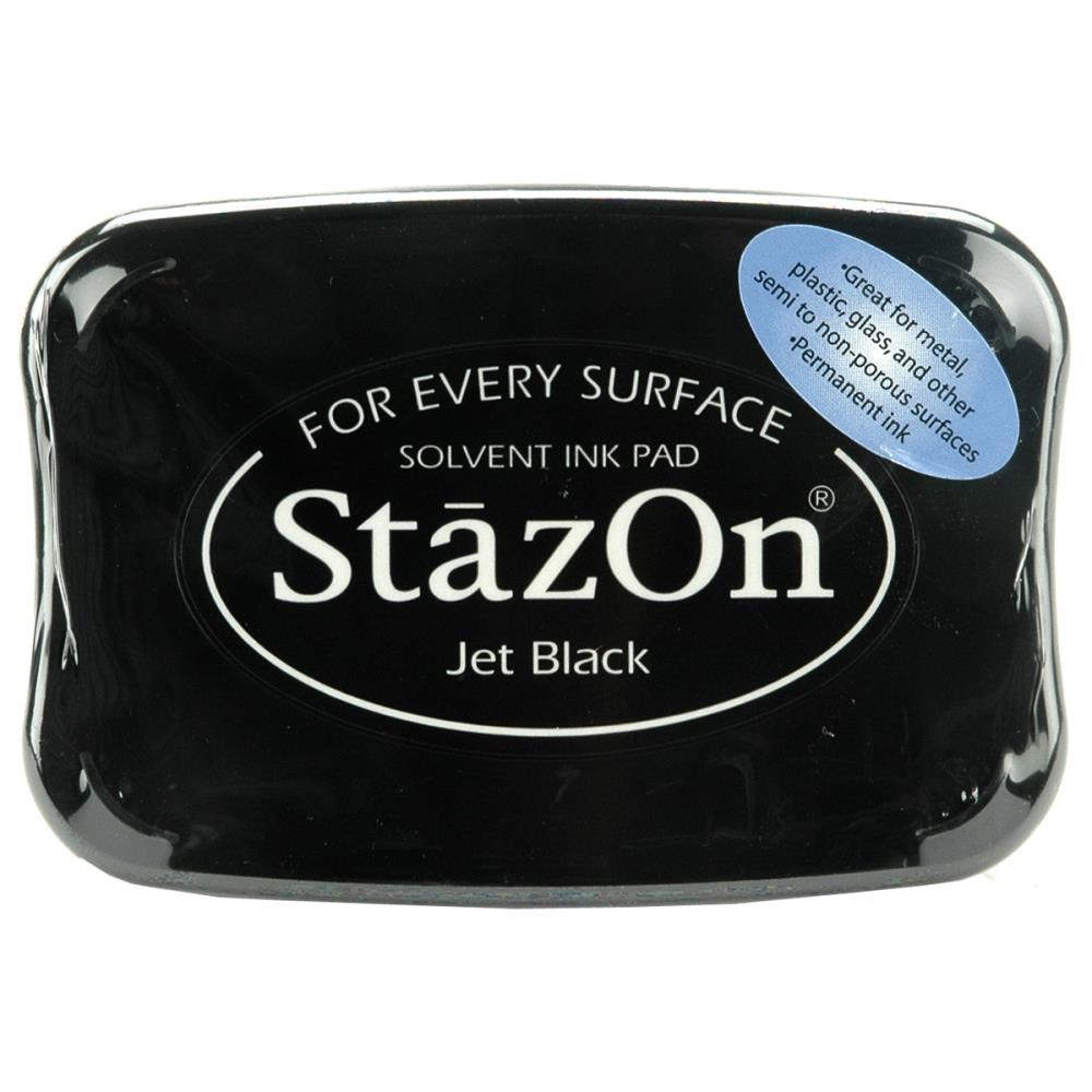 StazOn Solvent Ink Pad- Jet Black