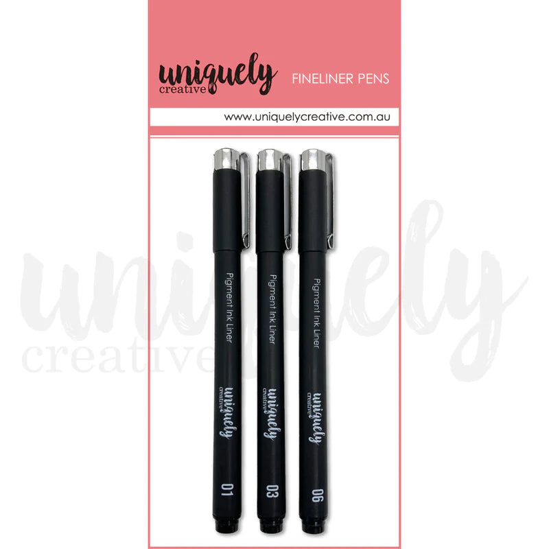 Uniquely Creative - Fineliner Pens 3pk
