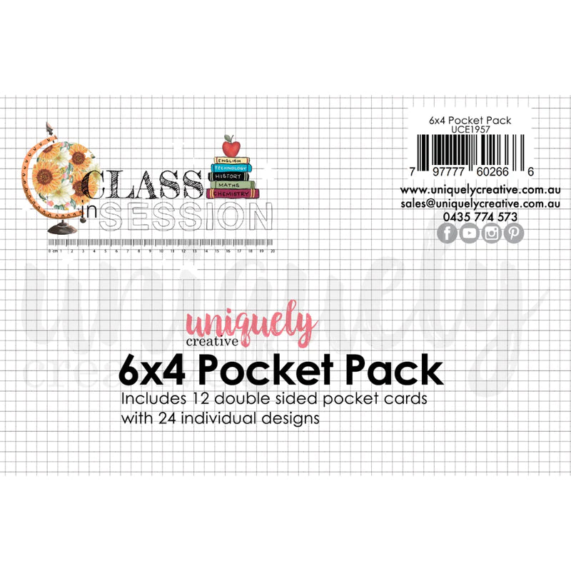Uniquely Creative - Class in Session 6x4 Pocket Pack