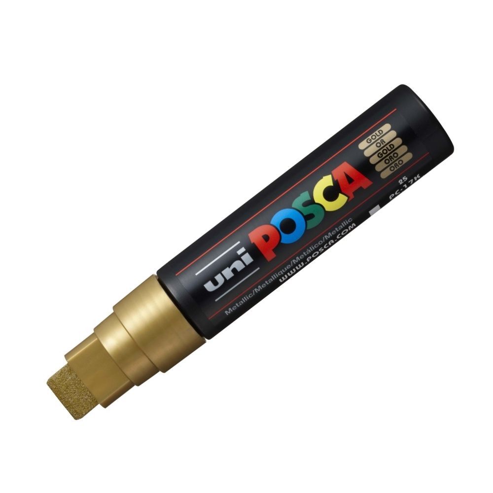 POSCA PC-17K Broad Tip 15mm Paint Marker - Gold
