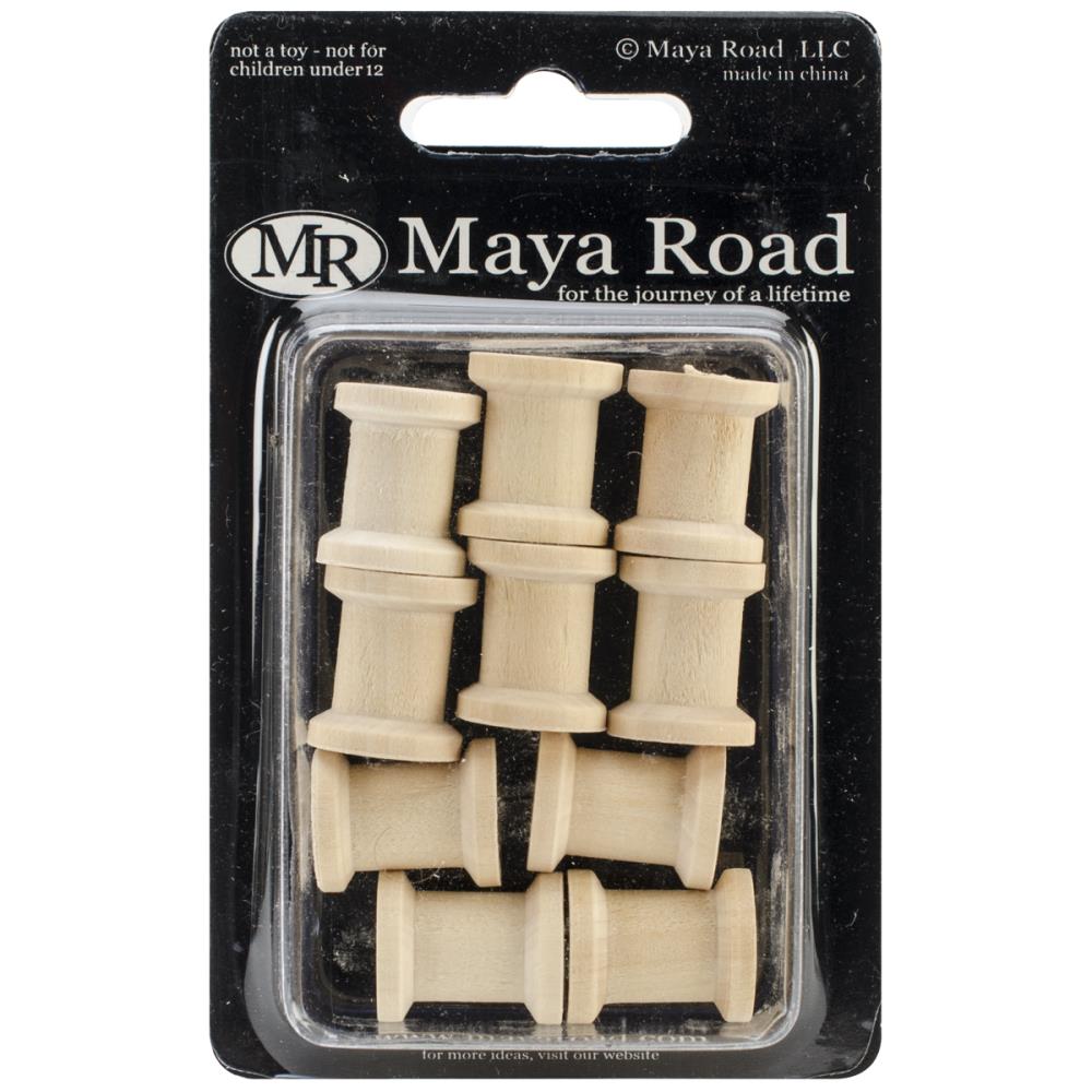 Maya Road- Vintage Beading Spool .75"X.6"