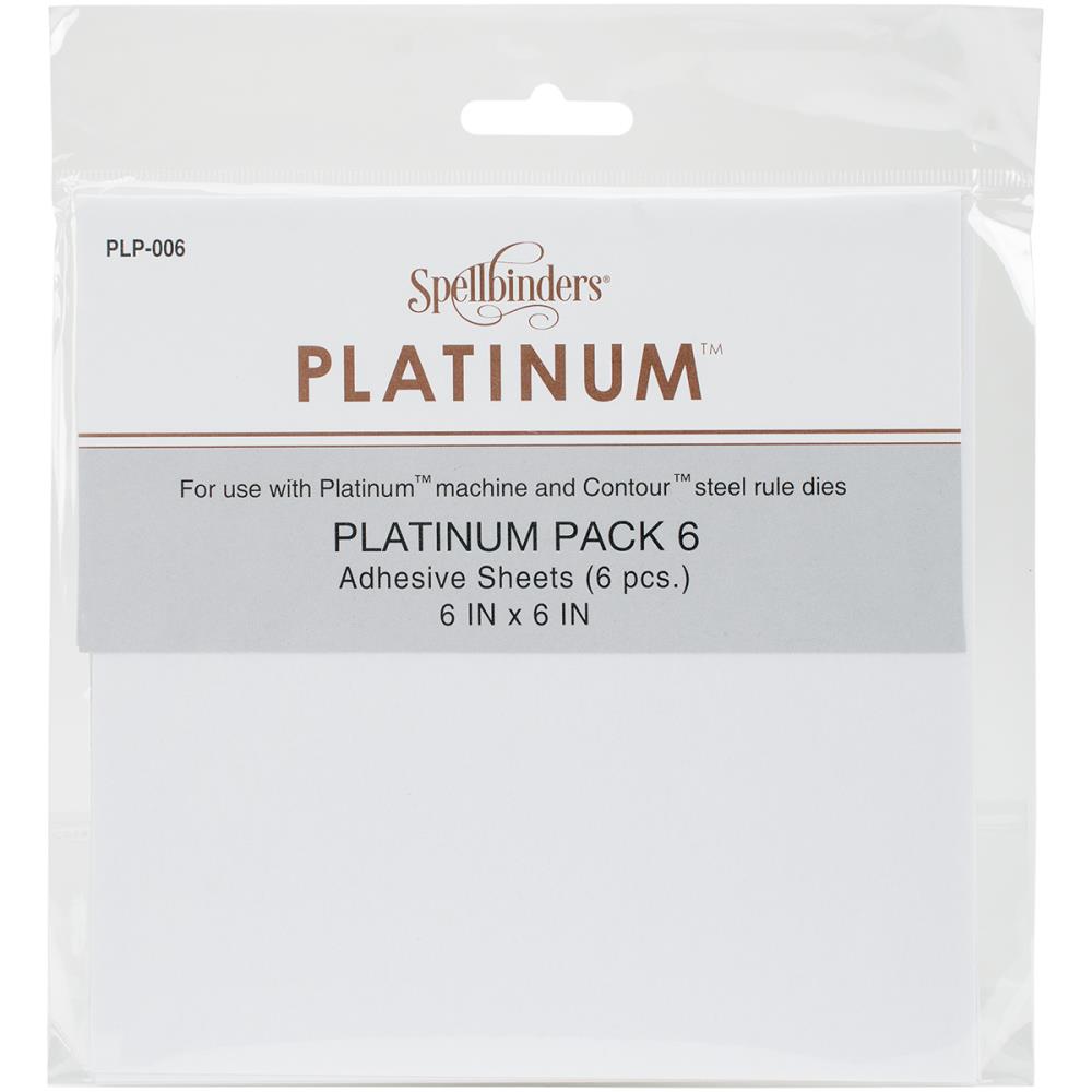 Spellbinders Platinum Pack Specialty Surfaces- White Adhesive Sheets