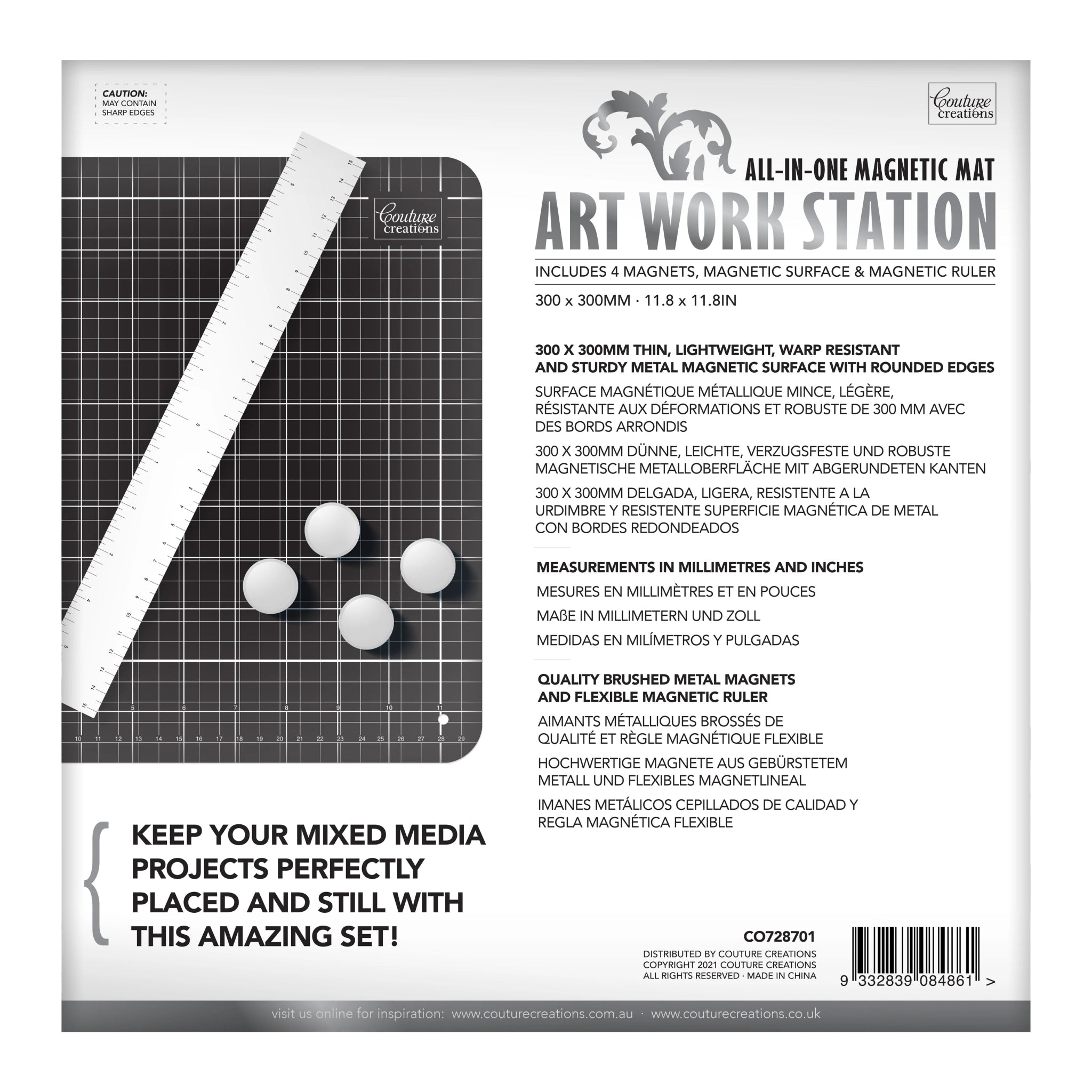 All-in-One Magnetic Art Work Station - Crafty Divas