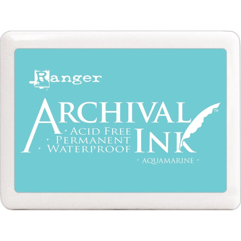 Archival Ink Jumbo Ink Pad - Aquamarine - Crafty Divas