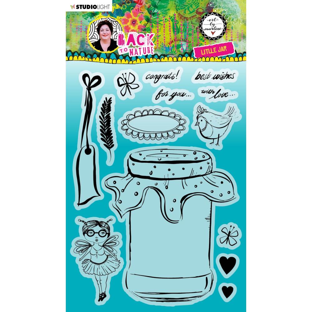 Art By Marlene Back To Nature Clear Stamps - Little Jar - Crafty Divas