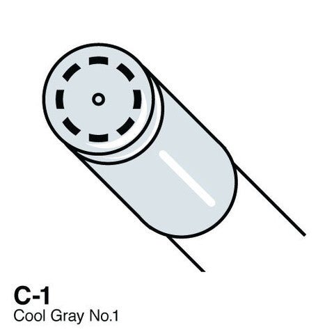 Copic Ciao C1 Cool Gray No1 - Crafty Divas