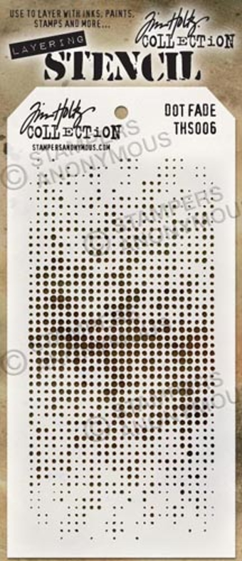 Tim Holtz - Layering Stencil - Dot Fade