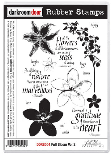 'Full Bloom Vol 2' Rubber stamp