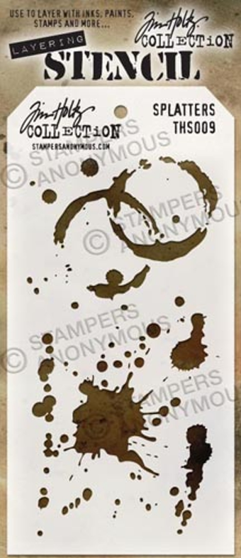 Tim Holtz - Layering Stencil - Splatters