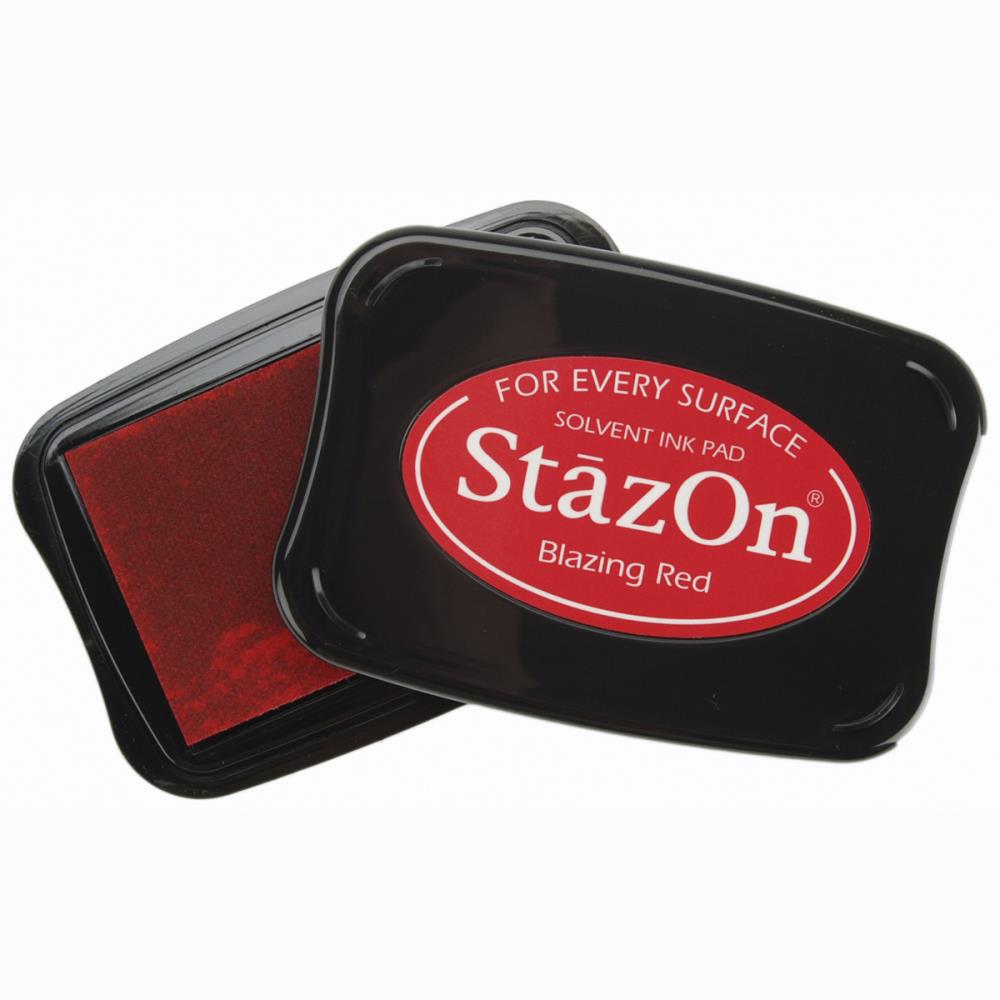 StazOn Solvent Ink Pad - Blazing Red