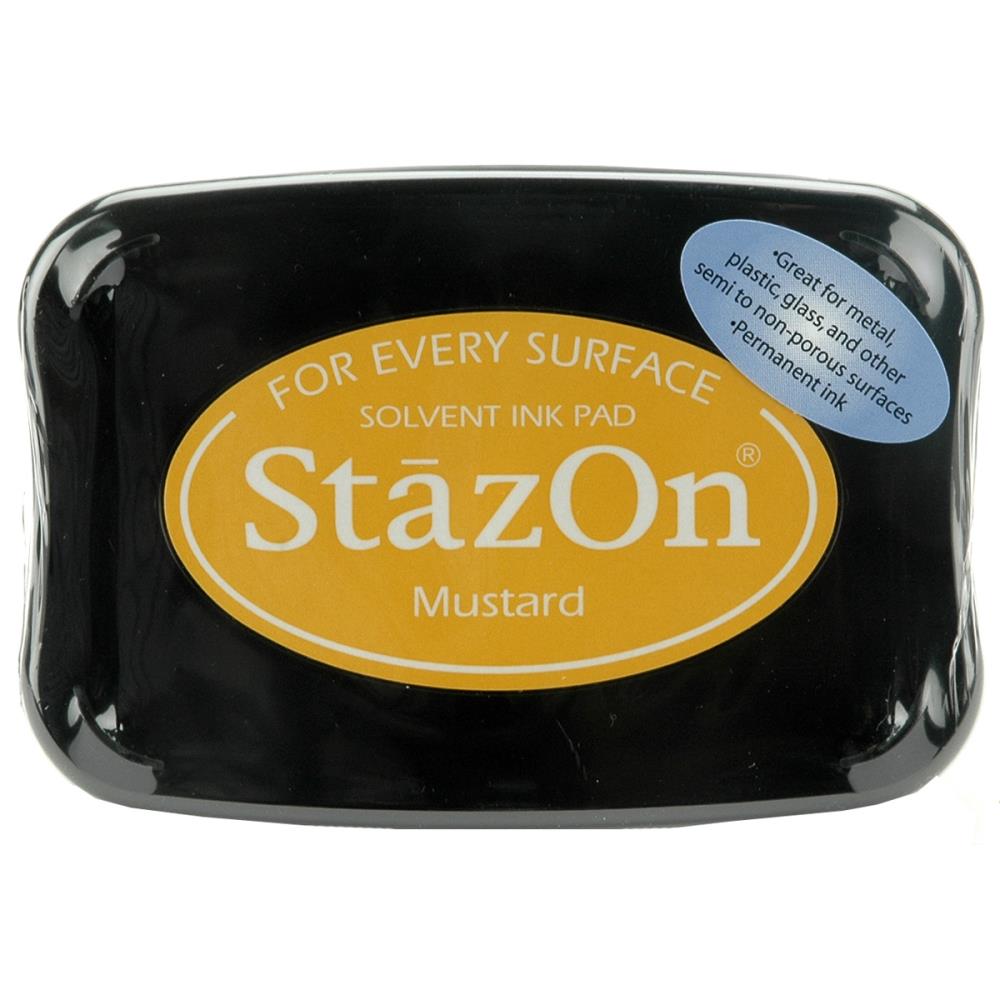 StazOn Solvent Ink Pad - Mustard