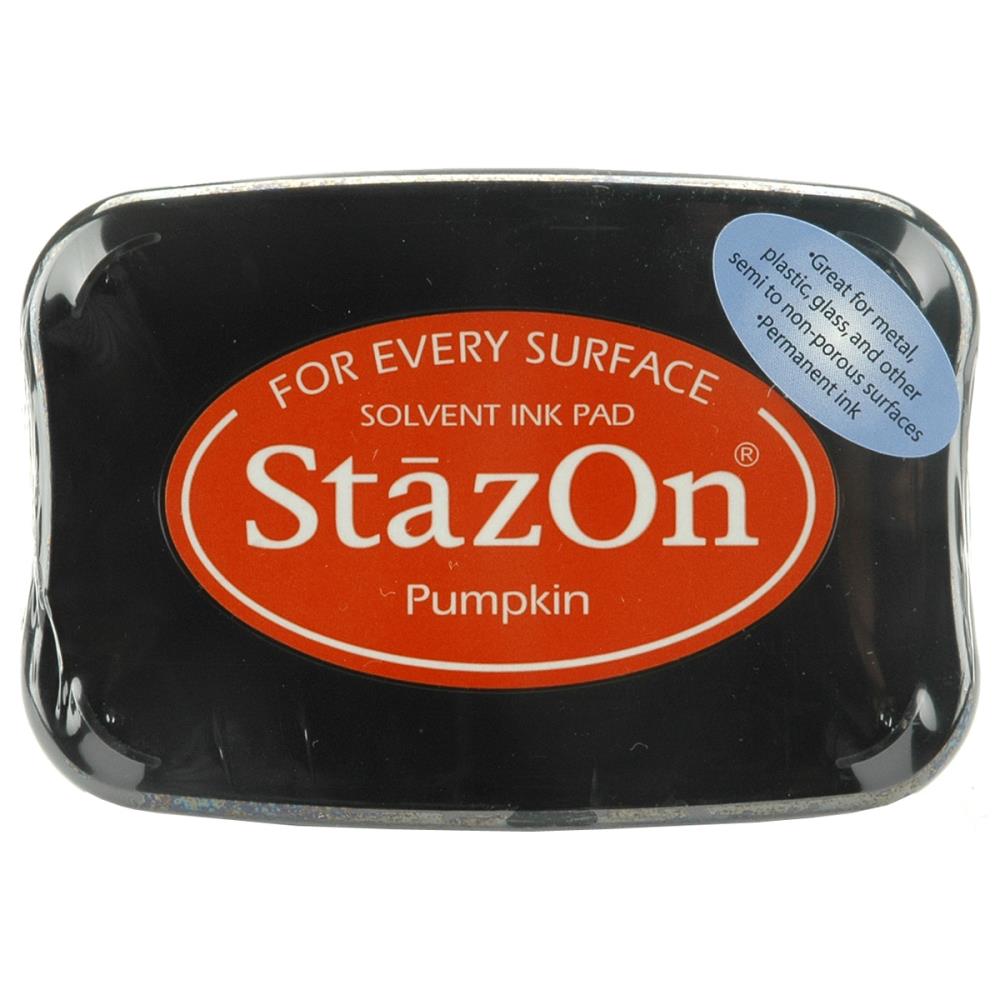 StazOn Solvent Ink Pad - Pumpkin