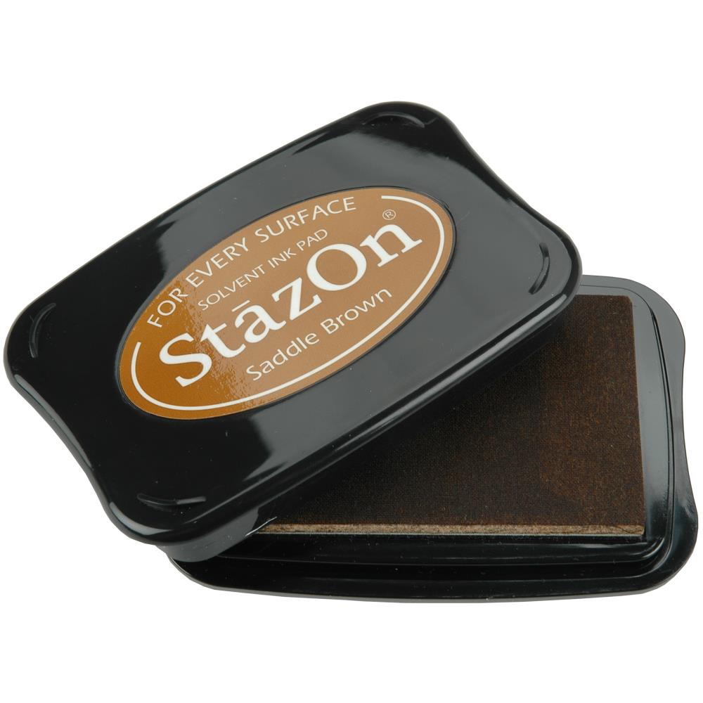 StazOn Solvent Ink Pad - Saddle Brown
