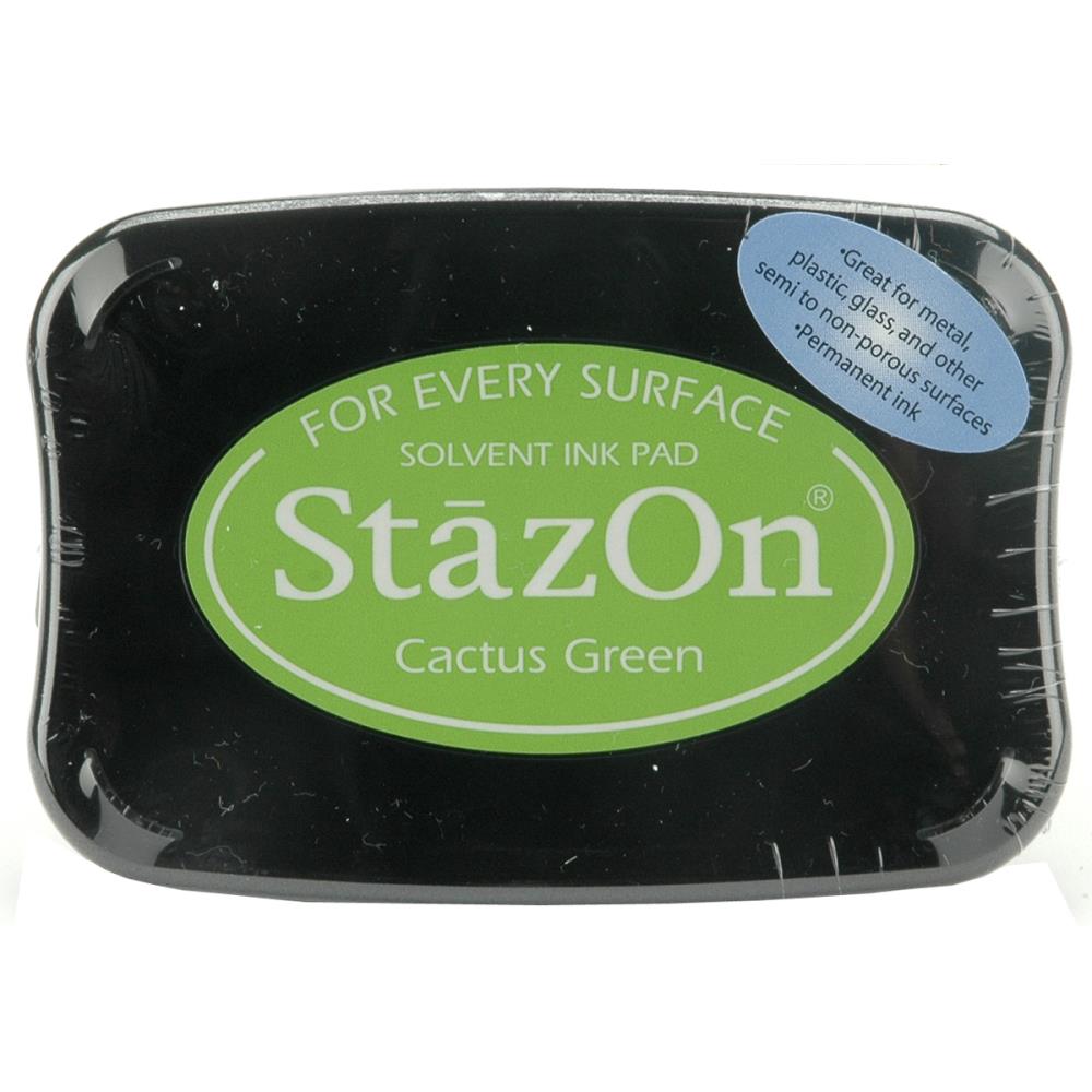 StazOn Solvent Ink Pad - Cactus Green