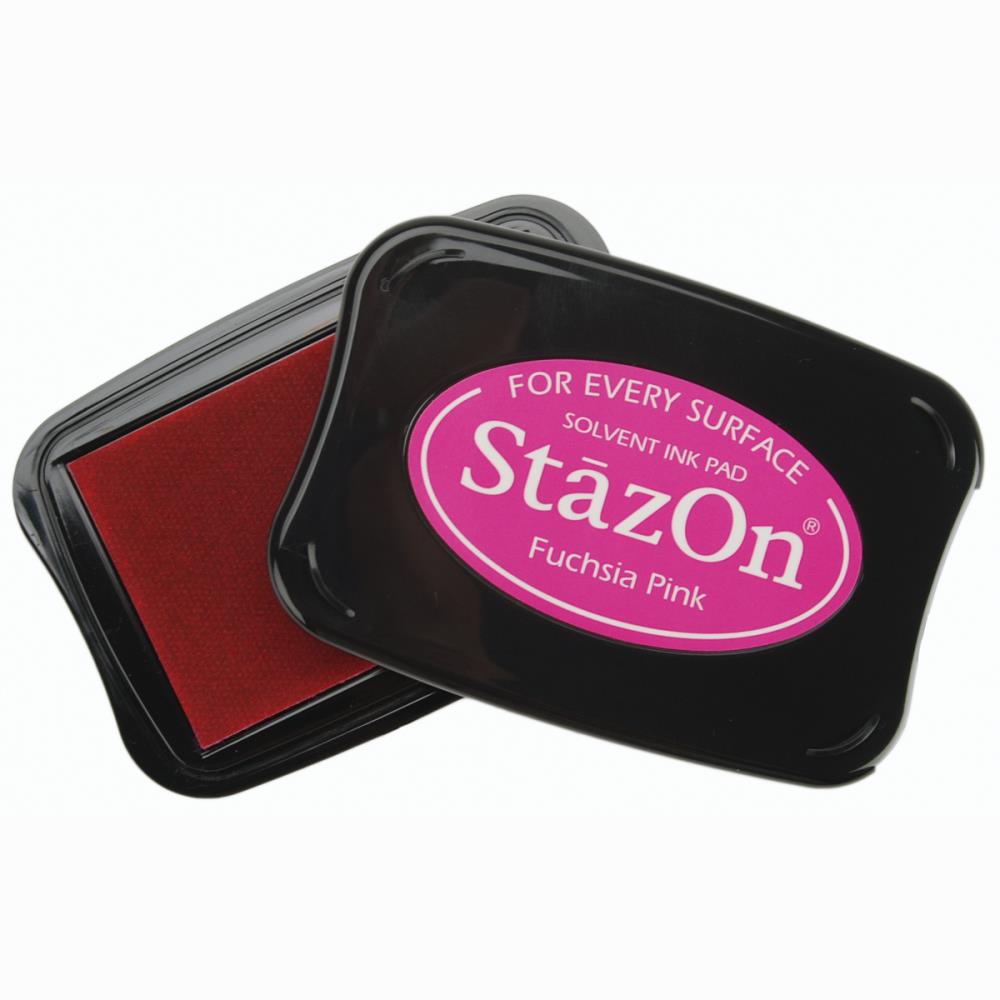 StazOn Solvent Ink Pad - Fuchsia Pink