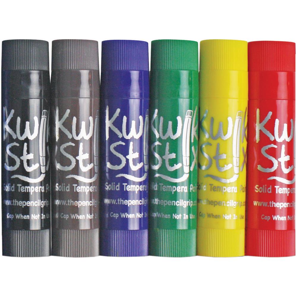 Kwik Stix Solid Tempera Paint Sticks 6pk - Classic Assorted
