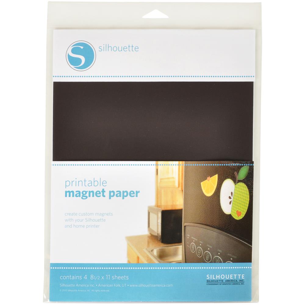 Silhouette Printable Magnet Paper - 4pcs