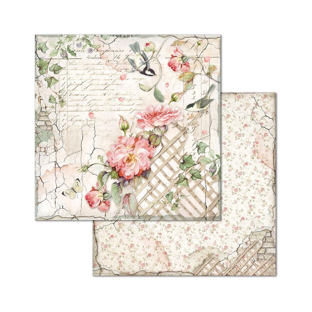 Stamperia Double-Sided Paper Pad - 8x8 - House Of Roses