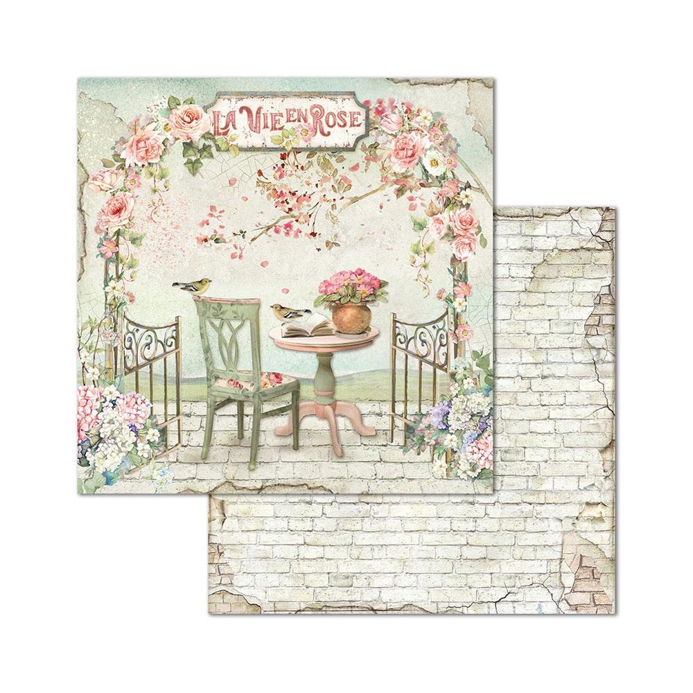 Stamperia Double-Sided Paper Pad - 8x8 - House Of Roses