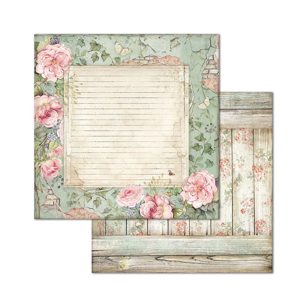 Stamperia Double-Sided Paper Pad - 8x8 - House Of Roses