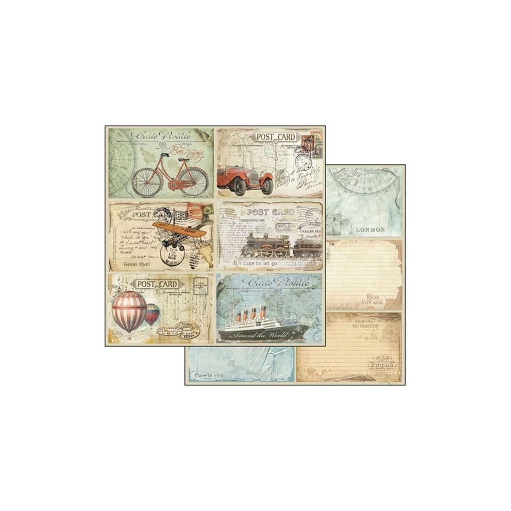Stamperia Double-Sided Paper Pad 8x8 - Around The World