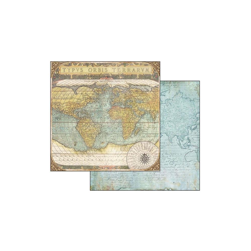Stamperia Double-Sided Paper Pad 8x8 - Around The World