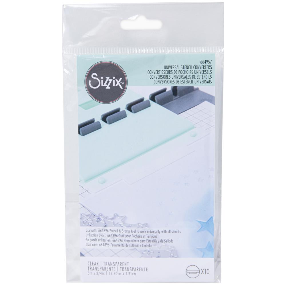 Sizzix Stencil & Stamp Tool Accessory 10pk - Universal Stencil Converters