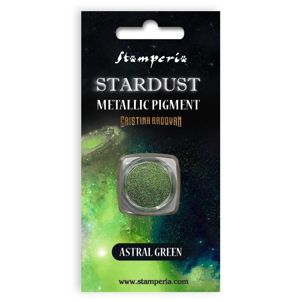 Stamperia Stardust Metallic Pigment - Astral Green