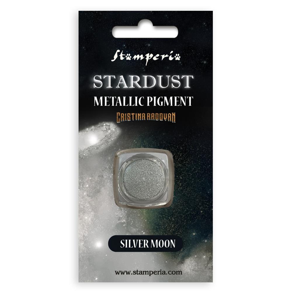 Stamperia Stardust Metallic Pigment - Silver Moon