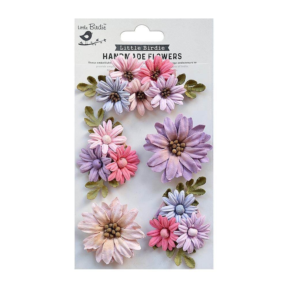 Little Birdie Fairy Garden Paper Flowers - Fairy Sparkle