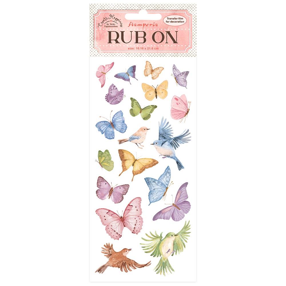 Stamperia Rub-On - Welcome Home Butterfly