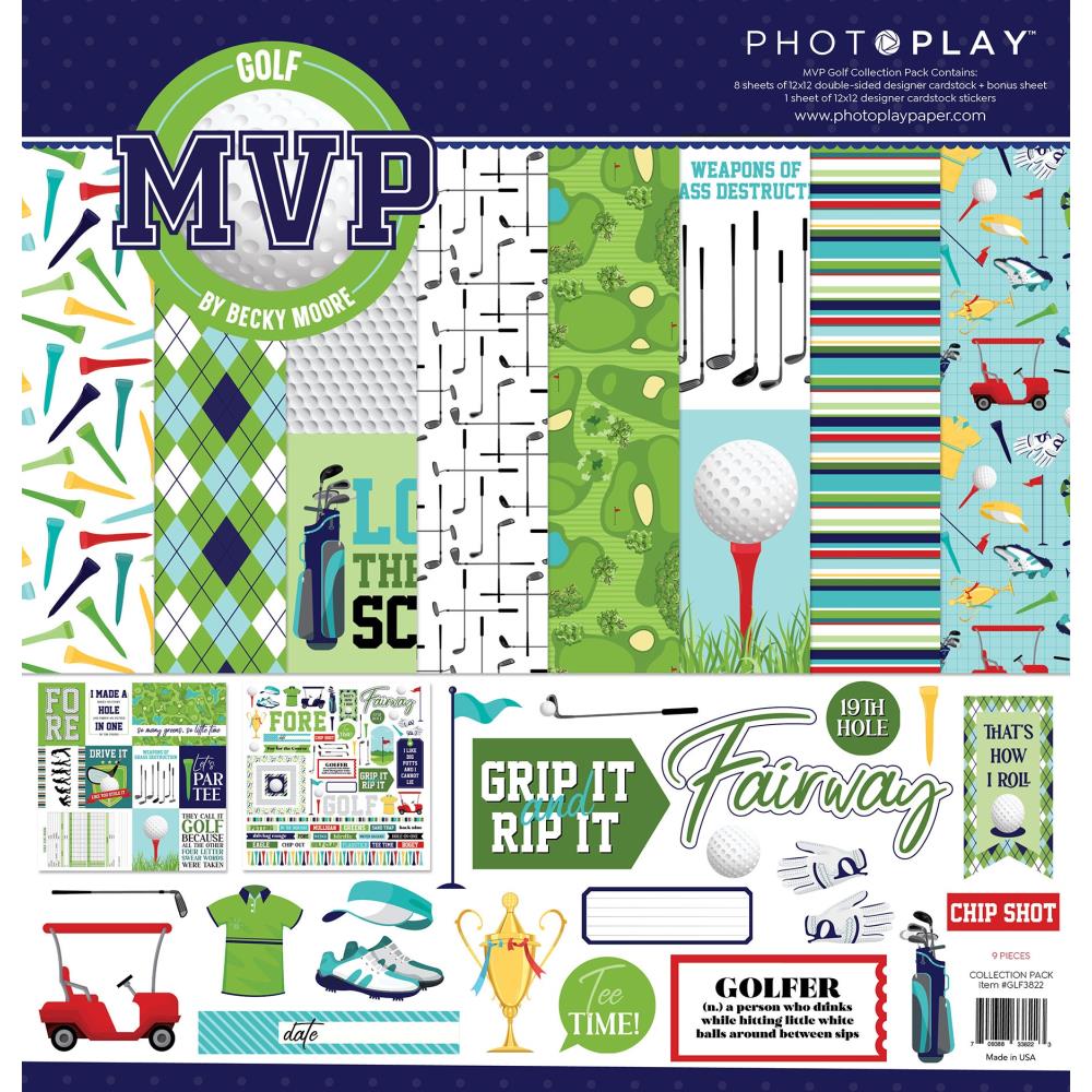 PhotoPlay Collection Kit 12X12 - MVP Golf