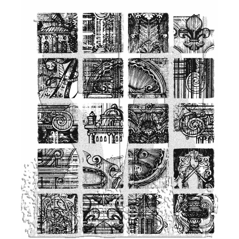 Tim Holtz Cling Rubber Stamp Set - Creative Blocks