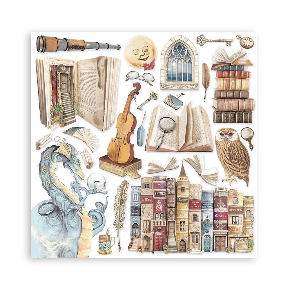 Stamperia Double-Sided Paper Pad 12x12 - Vintage Library