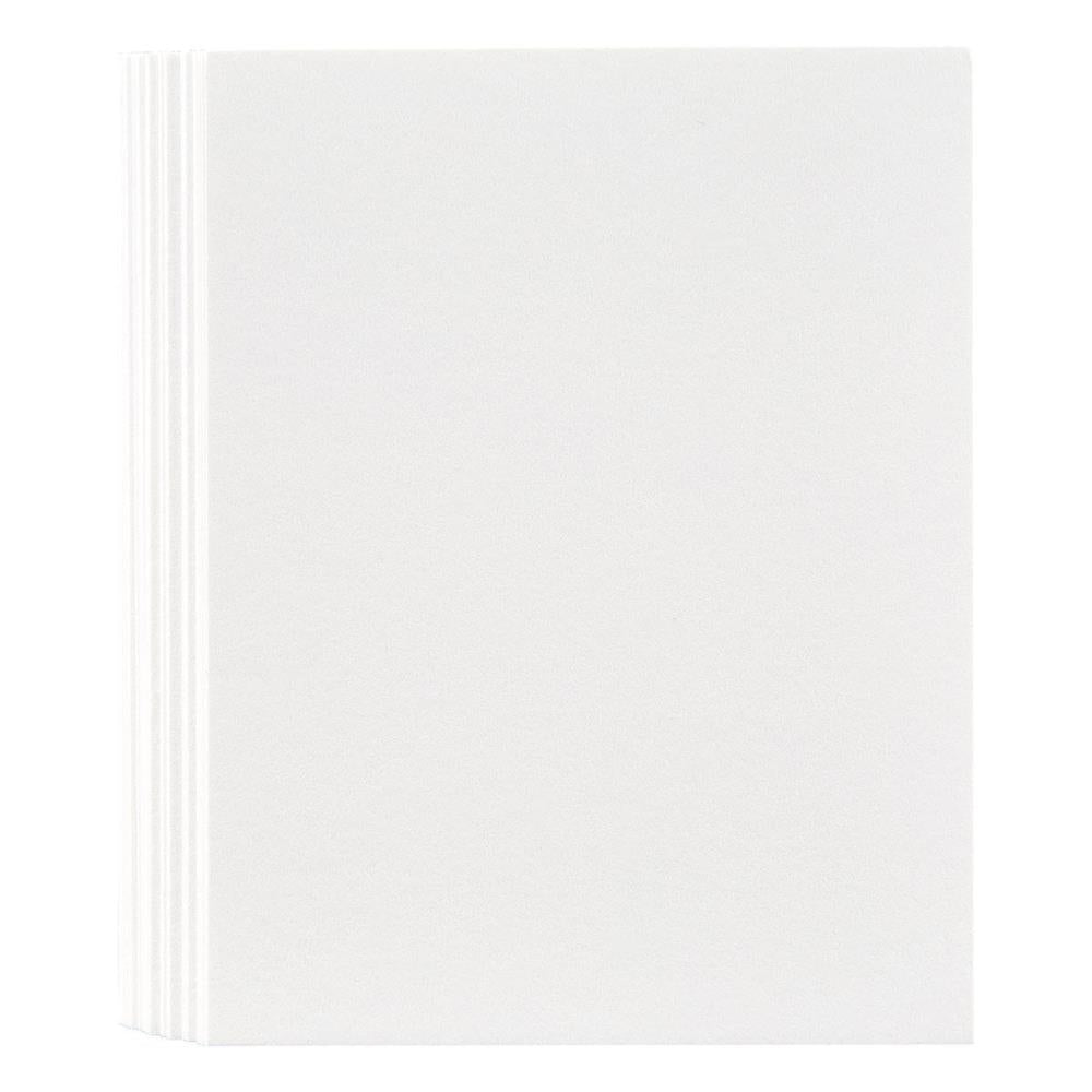 Spellbinders BetterPress Letterpress A2 Cotton Card Panels - Porcelain