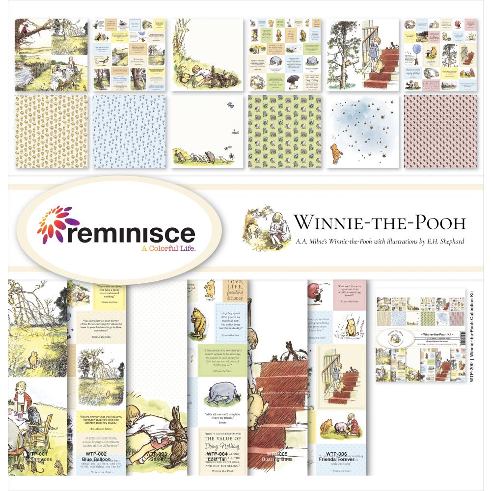 Reminisce Collection Kit 12X12 - Winnie The Pooh